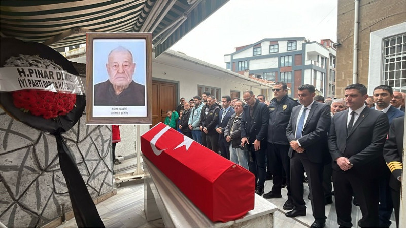 Darıca'da Kore gazisi 95 yaşında son yolculuğuna uğurlandı