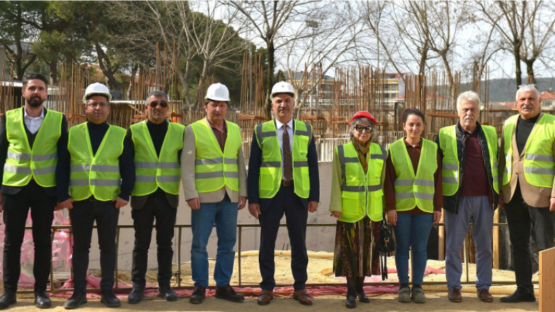 Mesleki Atölye Binasının İnşaatı Tüm Hızıyla Devam Ediyor