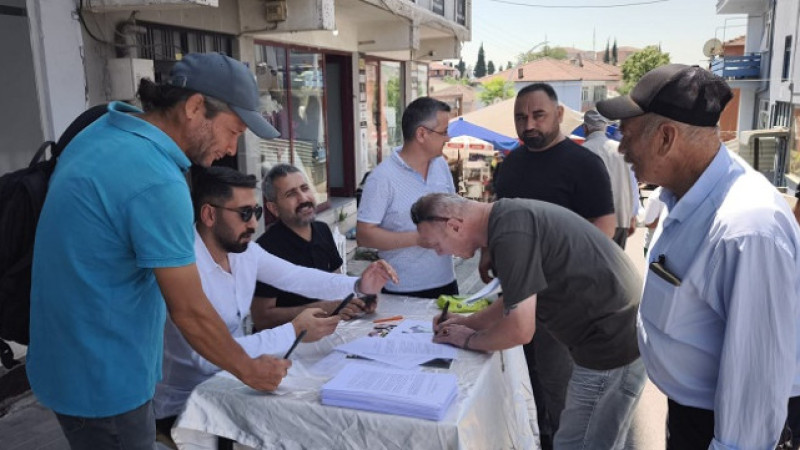 Dilovası Halkı İmza Kampanyası Başlattı