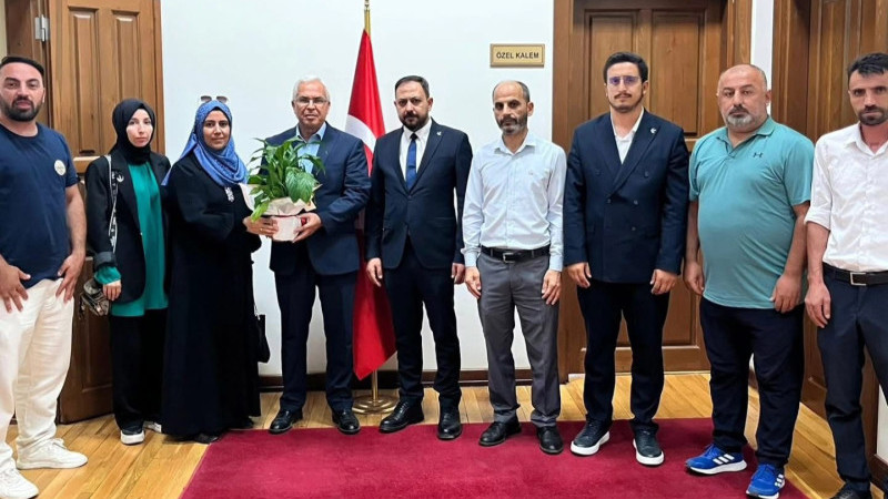 Başkan Çakır ve Ekibinden Kaymakam Dönmez'e Ziyaret