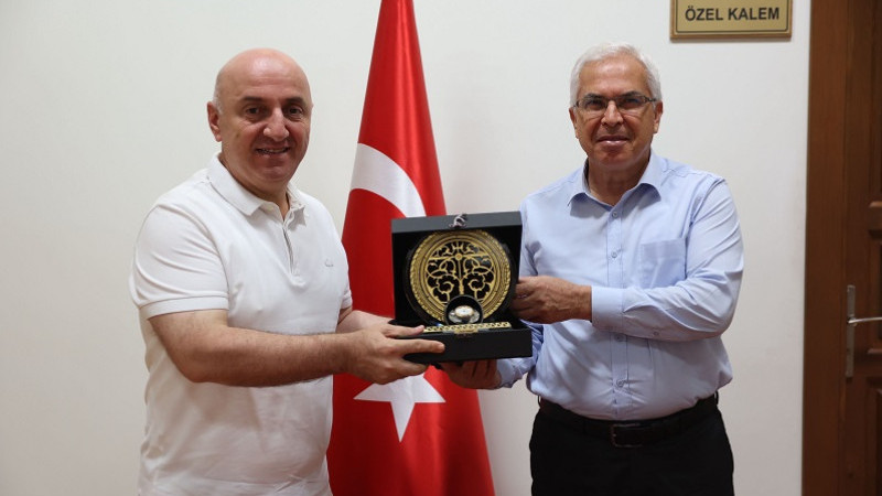 Başkan Muzaffer Bıyık’tan Kaymakam Dönmez’e hayırlı olsun ziyareti