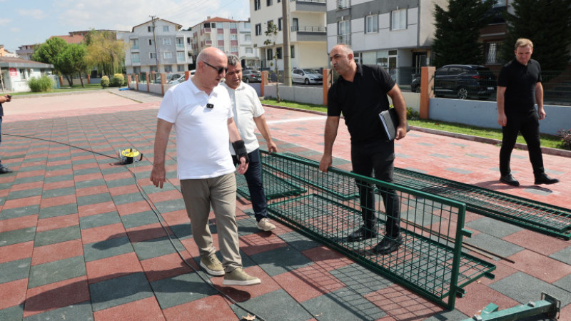 Darıca’daki parklar modern ve güvenli hale getiriliyor