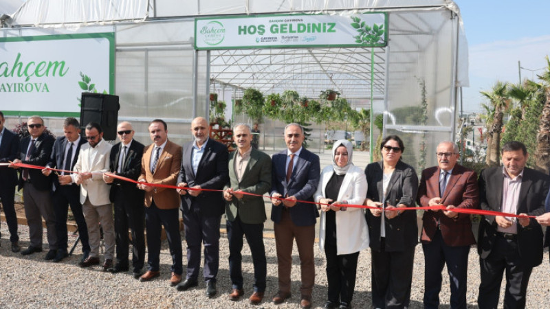 Bahçem Çayırova’nın kurdelesi kesildi
