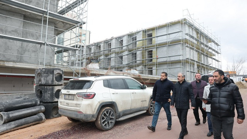 Başkan Çiftçi, “Spor lisemizin inşaatı hızla devam ediyor”