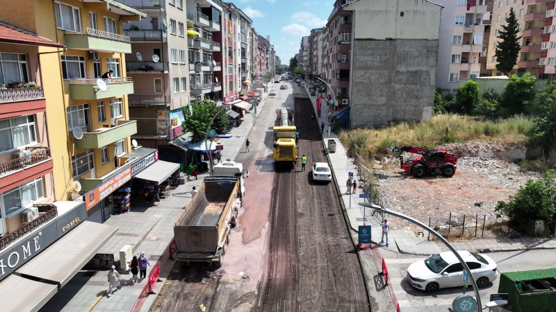Gebze Şehit Numan Dede Caddesi yenileniyor