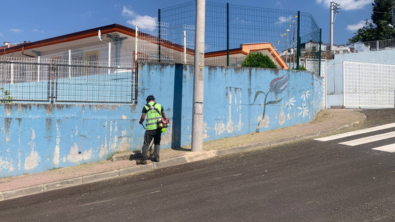 Çayırova’daki okullarda bakım çalışması sürüyor  