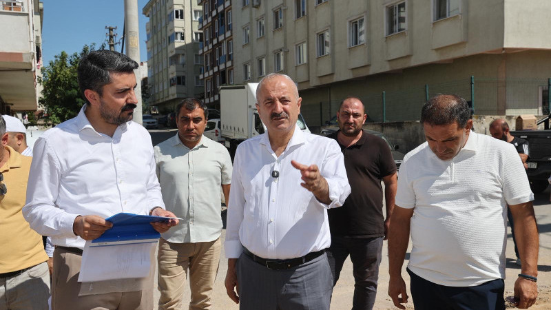 Başkan Büyükgöz Sahadaki Çalışmaları Yerinde İnceledi