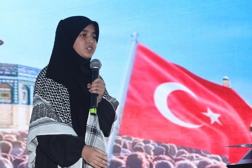 Gebze Şehit Haniye ve Filistin için meydanda